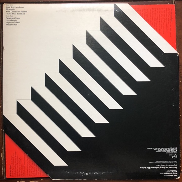 The Motors Tenement Steps Vinyl Lp '80 - Picture 2 of 7